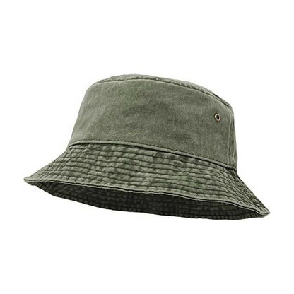 Unisex Men Women Washed Cotton Outdoor Camping Sports Bucket Hats Fisherman Hat - Wine Red V528-HAT-WINERED-99952