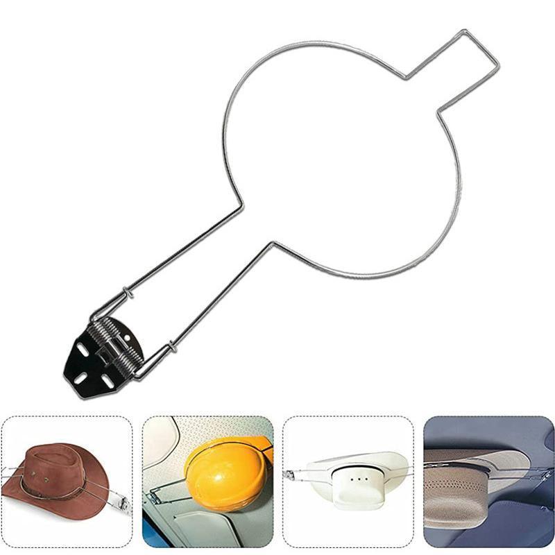 Car Hat Holder Spring Loaded Rack for Akubra Hard Hat Riding Helmet Storage V528-HATHOLDER-652050