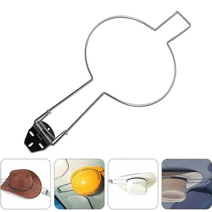 Car Hat Holder Spring Loaded Rack for Akubra Hard Hat Riding Helmet Storage V528-HATHOLDER-652050
