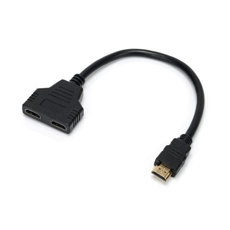 Hdmi Splitter 1 In 2 Out Cable Adapter Converter 1080P Multi Display Duplicator V528-HDMISPLITTER-975080