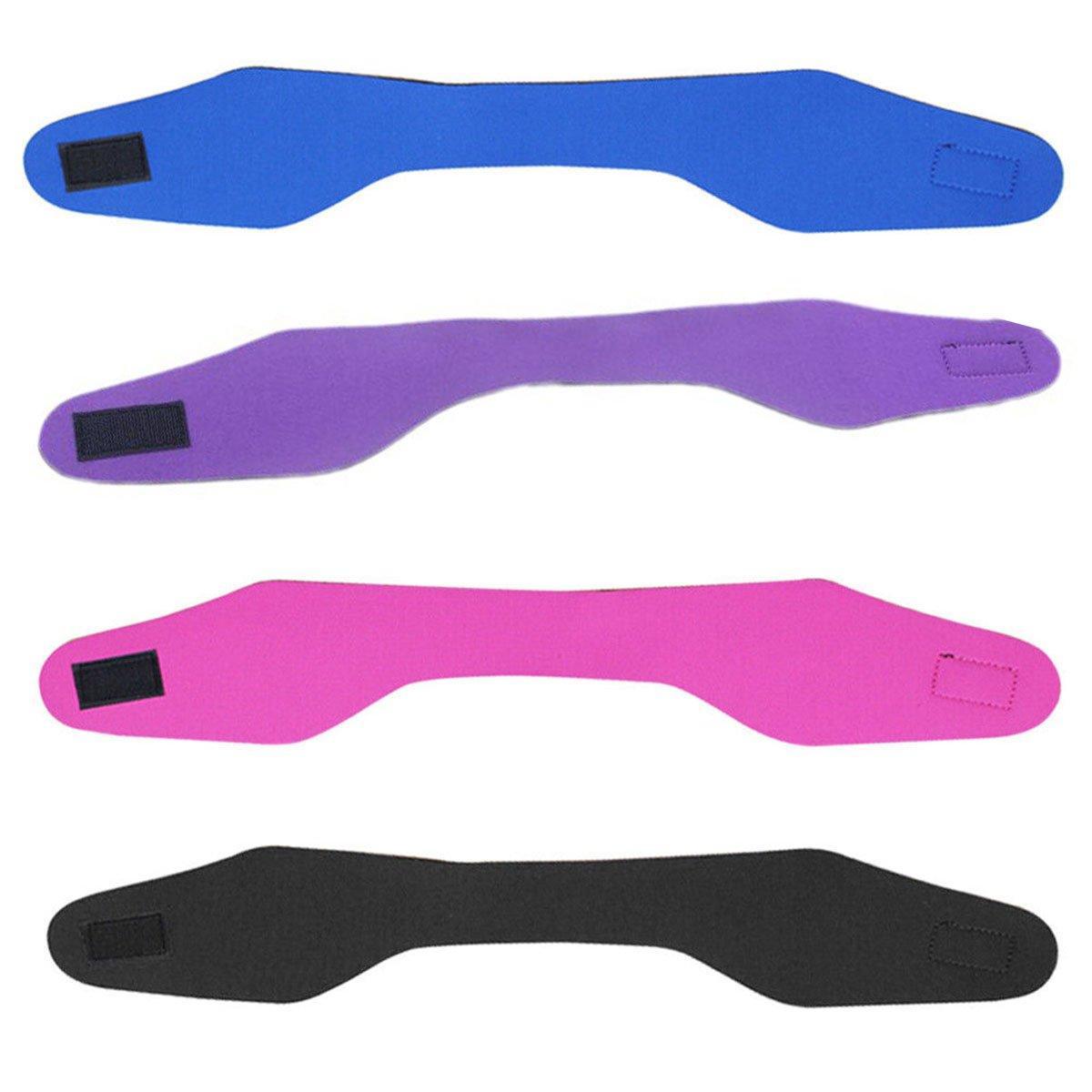 Adjustable Waterproof Swimming Headband for Ear Protection Unisex Diving Use - Blue-L V528-HEADBAND-BLUE-L-604623