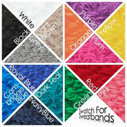 Wristbands Headband Sweatbands Sweat Band For Sport Tennis Badminton Yoga Cotton - Grey V528-HEADBANDGRCOLOUR-GREY28557