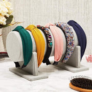 Jewelry Display Stand Headband Holder Organizer Chains Velvet Storage Rack - Black V528-HEADBANDHOLDER-BLACK-346403