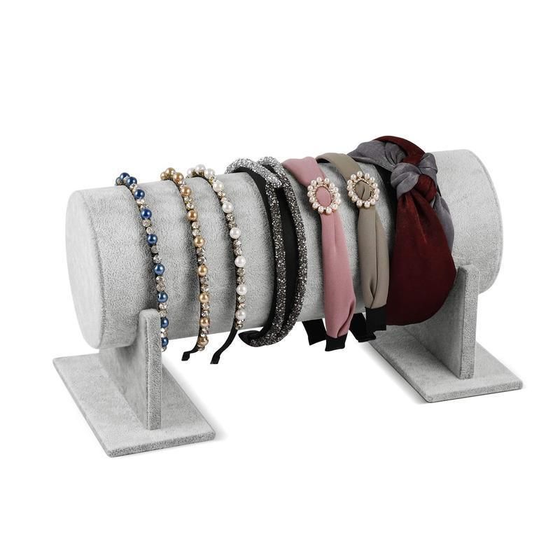 Jewelry Display Stand Headband Holder Organizer Chains Velvet Storage Rack - Black V528-HEADBANDHOLDER-BLACK-346403