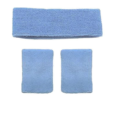 Wristbands Headband Sweatbands Sweat Band For Sport Tennis Badminton Yoga Cotton - Lake Blue V528-HEADBANDLACOLOUR-LAKEBLUE79887