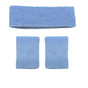 Wristbands Headband Sweatbands Sweat Band For Sport Tennis Badminton Yoga Cotton - Lake Blue V528-HEADBANDLACOLOUR-LAKEBLUE79887