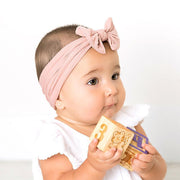3PCS Soft Headband Wrap Set with Top Knot Single Bow Turban Style Hairbands - #1 V528-HEADBANDWRAP-1-377911
