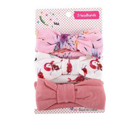 3PCS Soft Headband Wrap Set with Top Knot Single Bow Turban Style Hairbands - #2 V528-HEADBANDWRAP-2-772438