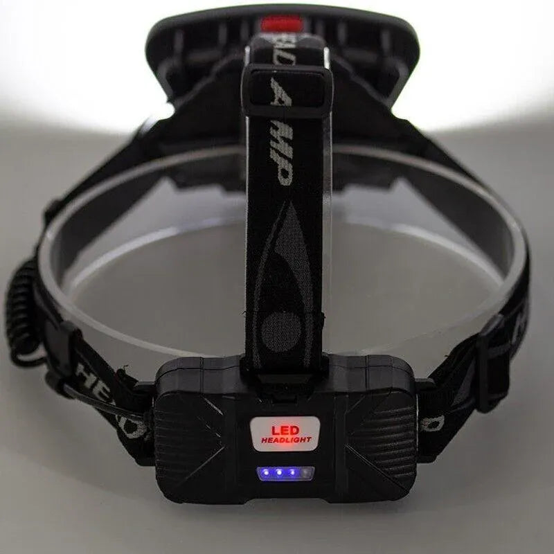 100000Lm USB Rechargeable COB+LED Headlamp Torch for Work V528-HEADLAMP-795811