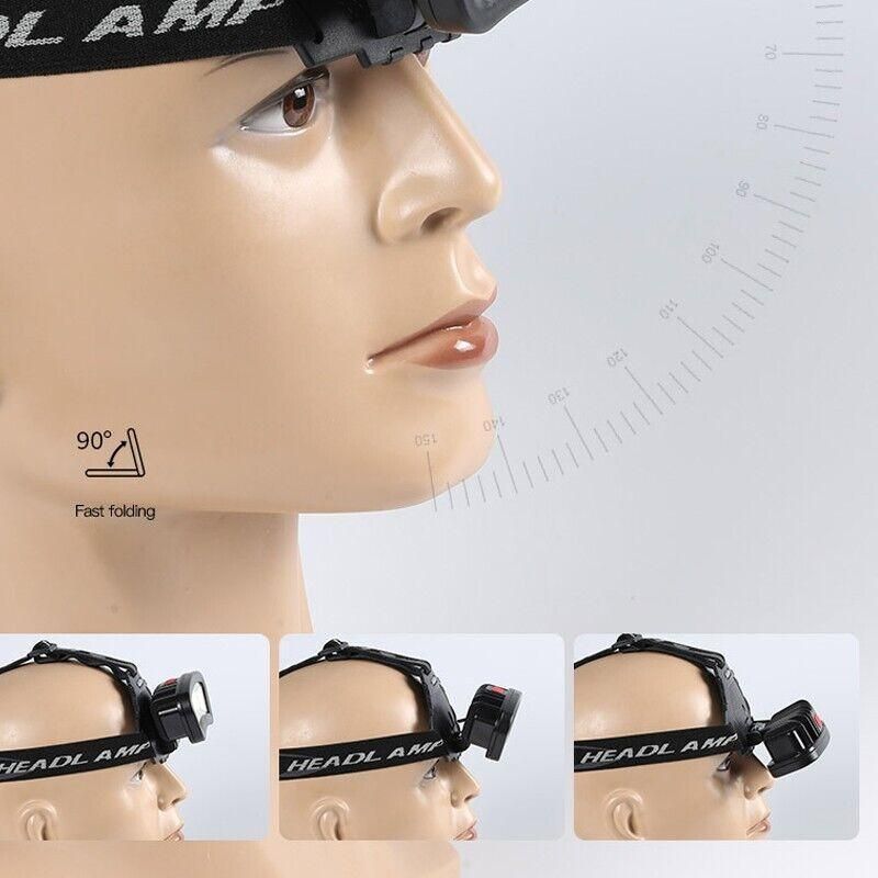 100000Lm USB Rechargeable COB+LED Headlamp Torch for Work V528-HEADLAMP-795811