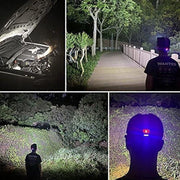 100000Lm USB Rechargeable COB+LED Headlamp Torch for Work V528-HEADLAMP-795811