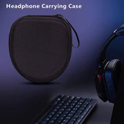 Earphone Case Headset Hard Carrying Box Headphone Storage Bag Black Universal V528-HEADPHONEBAG-13421