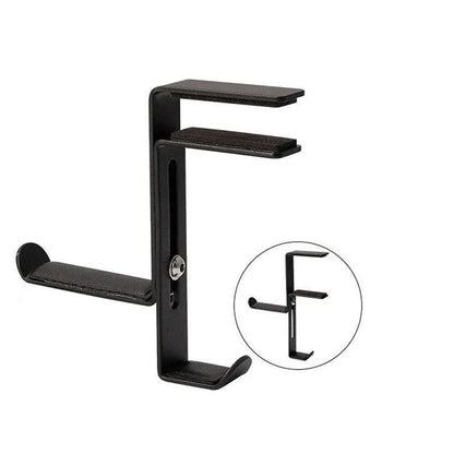 Metal Earphone Headset Desks Display Stand Hanger Holder Headphone Bracket Hook - Black V528-HEADPHONEHOOK-BLACK-33002