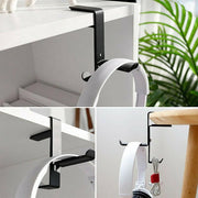 Metal Earphone Headset Desks Display Stand Hanger Holder Headphone Bracket Hook - Red V528-HEADPHONEHOOK-RED-94893
