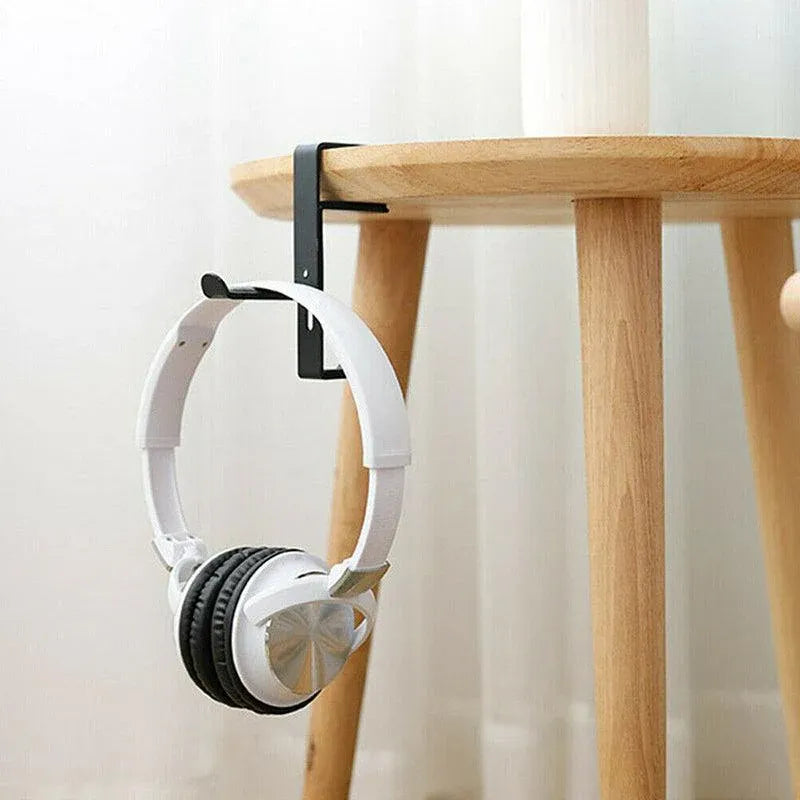Metal Earphone Headset Desks Display Stand Hanger Holder Headphone Bracket Hook - Red V528-HEADPHONEHOOK-RED-94893