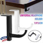 Universal Headphone Hook Desk Edge Mount Adhesive Headset Holder - White V528-HEADPHONEHOOK-WHITE-42724