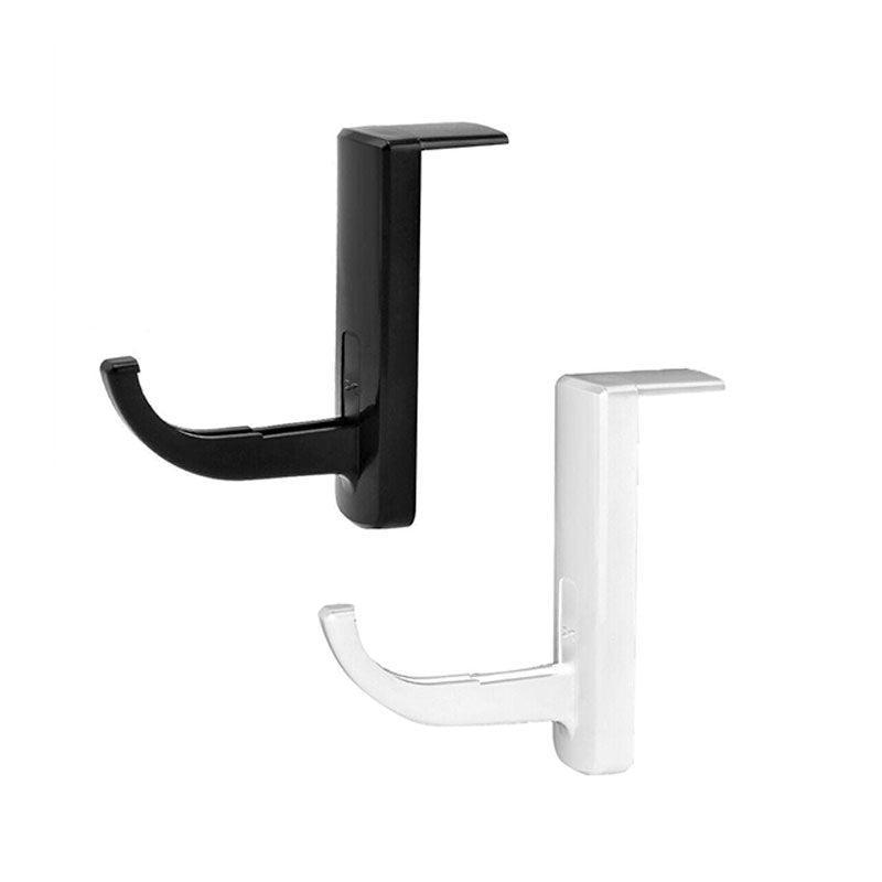 Universal Headphone Hook Desk Edge Mount Adhesive Headset Holder - White V528-HEADPHONEHOOK-WHITE-42724