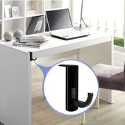 Universal Headphone Hook Desk Edge Mount Adhesive Headset Holder - White V528-HEADPHONEHOOK-WHITE-42724