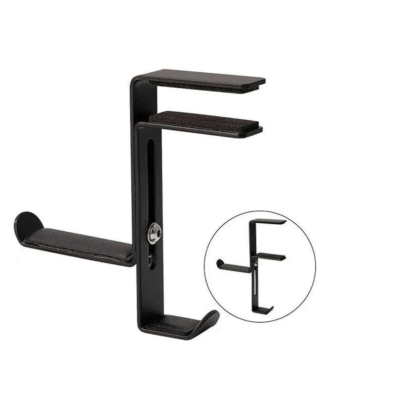 Metal Earphone Headset Desks Display Stand Hanger Holder Headphone Bracket Hook - White V528-HEADPHONEHOOK-WHITE-69549
