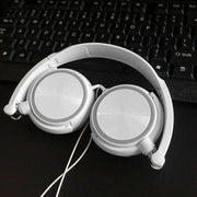 Over Ear Headphones Hi-Fi Stereo Noise-Cancelling Headsets Wired Earphones Au V528-HEADPHONES-RED-412668