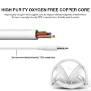 Over Ear Headphones Hi-Fi Stereo Noise-Cancelling Headsets Wired Earphones Au V528-HEADPHONES-RED-412668