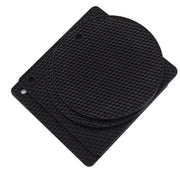 4pcs Silicone Honeycomb Heat Resistant Mats Table Cup Pot Coasters Home Kitchen - Black V528-HEAT-INSULATION-PAD-BLACK-479933
