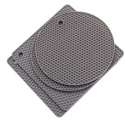 4pcs Silicone Honeycomb Heat Resistant Mats Table Cup Pot Coasters Home Kitchen - Grey V528-HEAT-INSULATION-PAD-GREY-863254