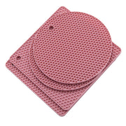 4pcs Silicone Honeycomb Heat Resistant Mats Table Cup Pot Coasters Home Kitchen - Red V528-HEAT-INSULATION-PAD-RED-321158