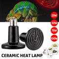 2X Ceramic Infrared Heat Lamp Bulbs for Reptiles and Terrariums - 25W-2PCS V528-HEATING-LAMP-25W-2PCS-104979