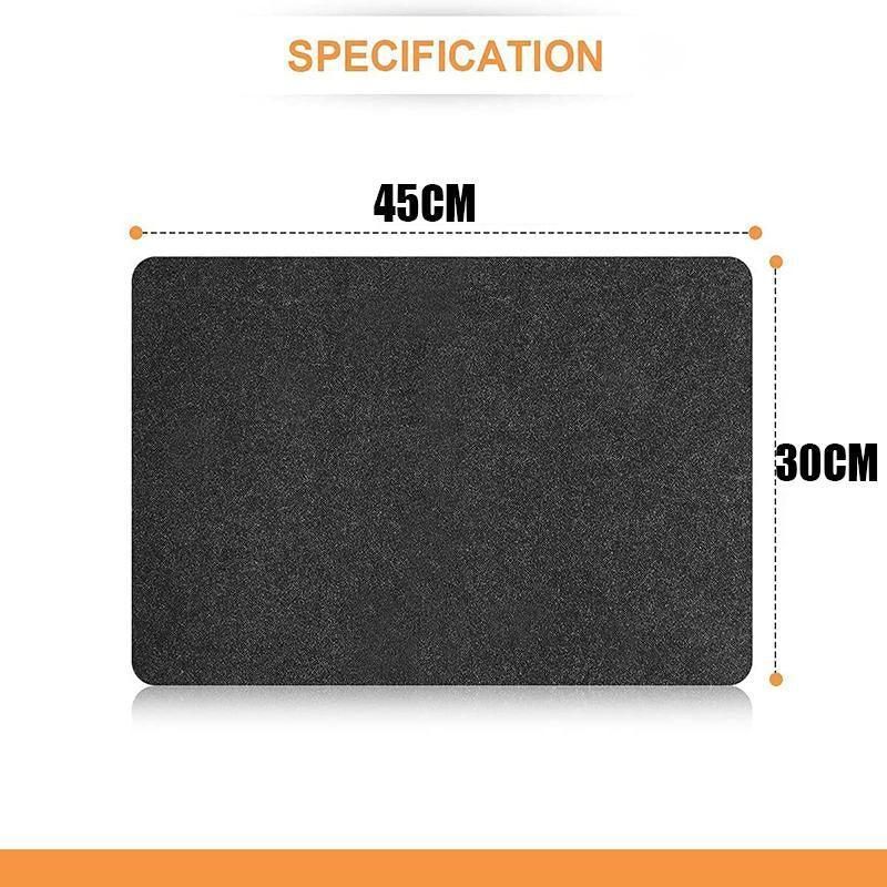 Non Slip Heat Resistant Kitchen Mat for Air Fryer Coffee Maker Toaster 30x45cm V528-HEATPROOFMAT-1PCS-811203