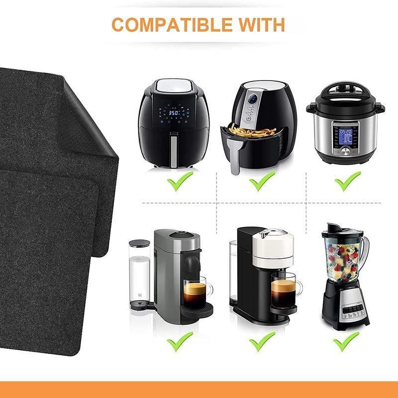 Non Slip Heat Resistant Kitchen Mat for Air Fryer Coffee Maker Toaster 30x45cm V528-HEATPROOFMAT-1PCS-811203