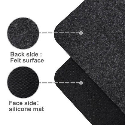 Non Slip Heat Resistant Kitchen Mat for Air Fryer Coffee Maker Toaster 30x45cm V528-HEATPROOFMAT-1PCS-811203