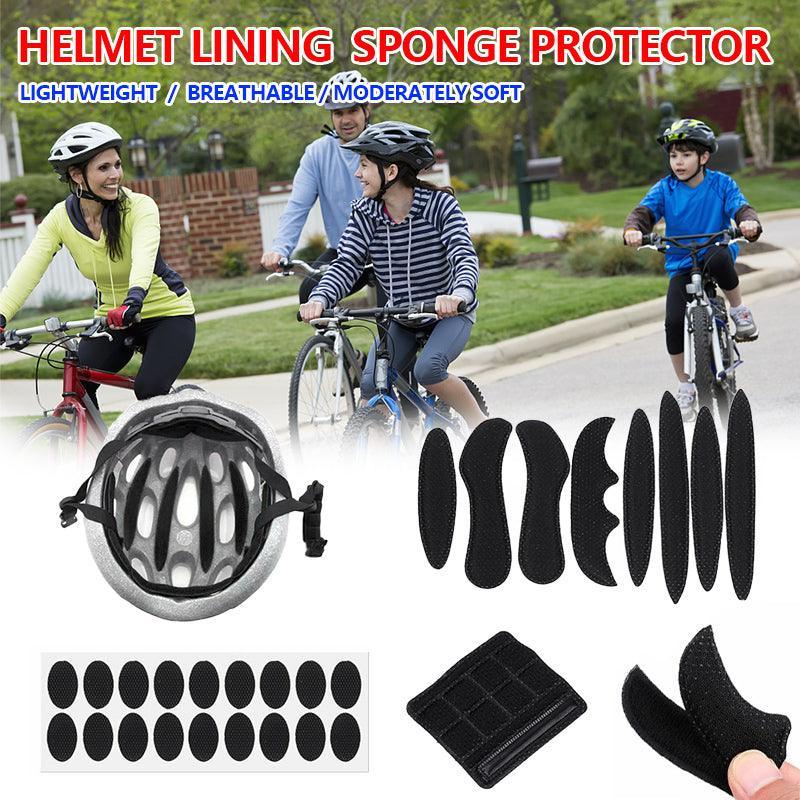 9 X Universal Bicycle Bike Cycling Helmet Padding Kit Replacement Foam Pads Set V528-HELMETPADDING-263537