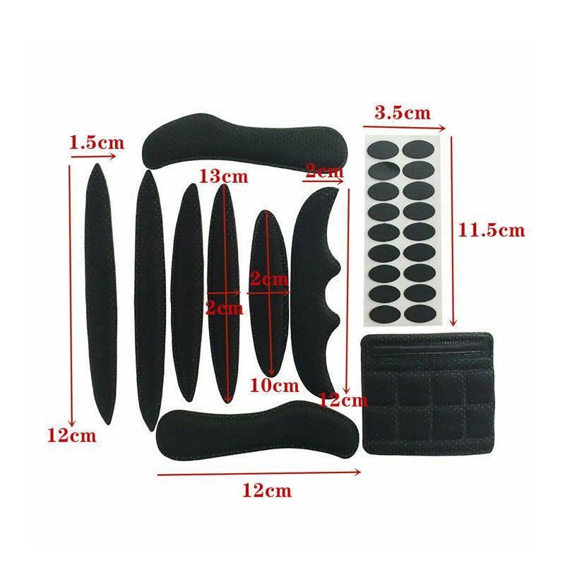 9 X Universal Bicycle Bike Cycling Helmet Padding Kit Replacement Foam Pads Set V528-HELMETPADDING-263537