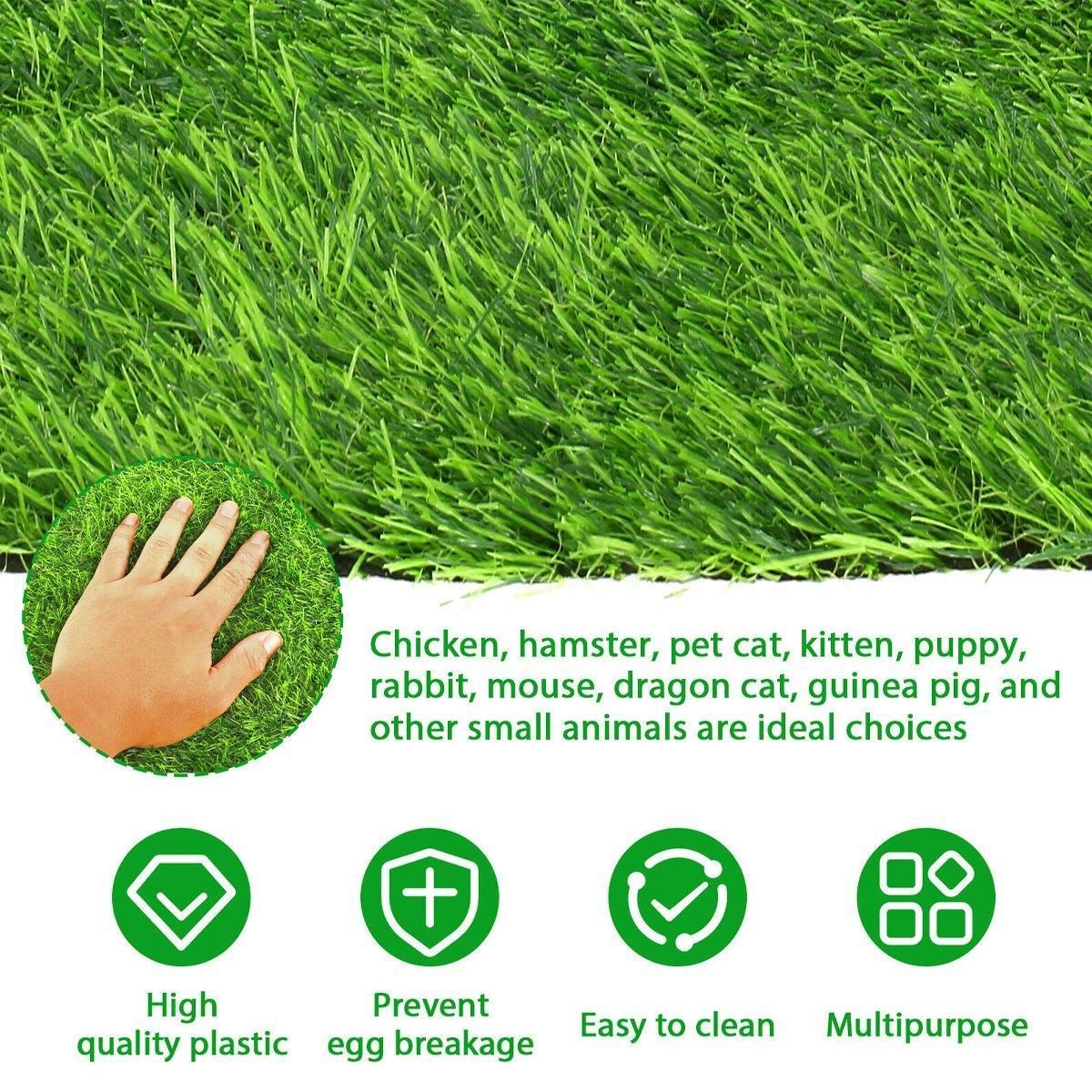 Washable Chicken Nesting Pad Egg Nest Grass Mat forLaying Boxes Hen House - 2PCS V528-HEN-NEST-MAT-2PCS-461856