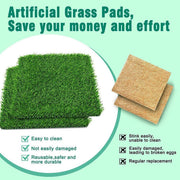 Washable Chicken Nesting Pad Egg Nest Grass Mat forLaying Boxes Hen House - 2PCS V528-HEN-NEST-MAT-2PCS-461856
