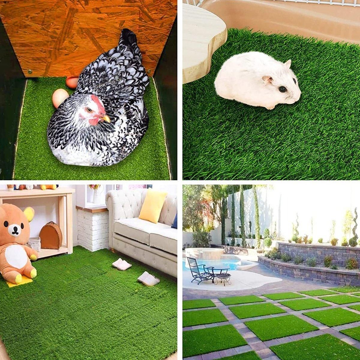 Washable Chicken Nesting Pad Egg Nest Grass Mat forLaying Boxes Hen House - 2PCS V528-HEN-NEST-MAT-2PCS-461856