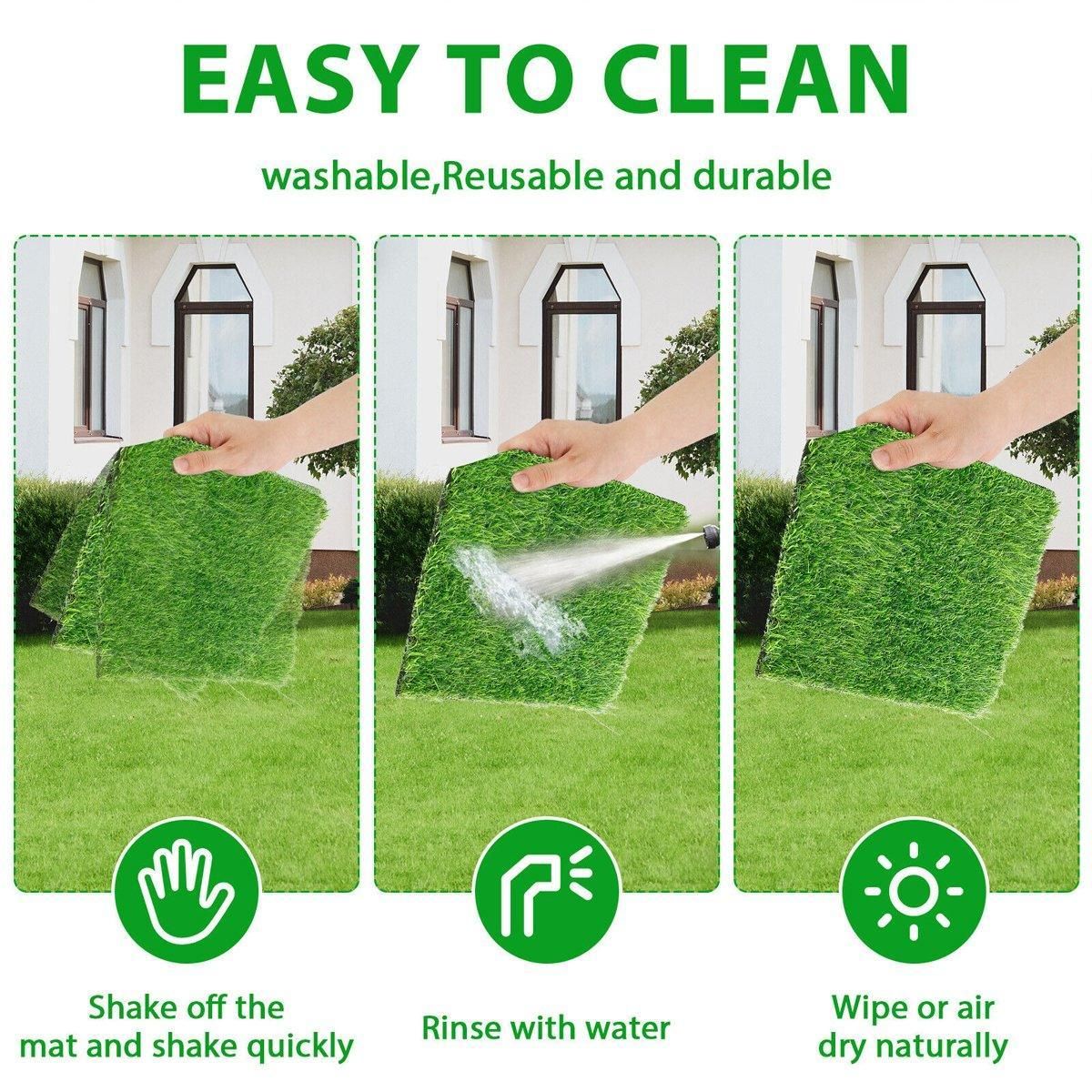 Washable Chicken Nesting Pad Egg Nest Grass Mat forLaying Boxes Hen House - 2PCS V528-HEN-NEST-MAT-2PCS-461856