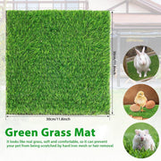 Washable Chicken Nesting Pad Egg Nest Grass Mat forLaying Boxes Hen House - 2PCS V528-HEN-NEST-MAT-2PCS-461856