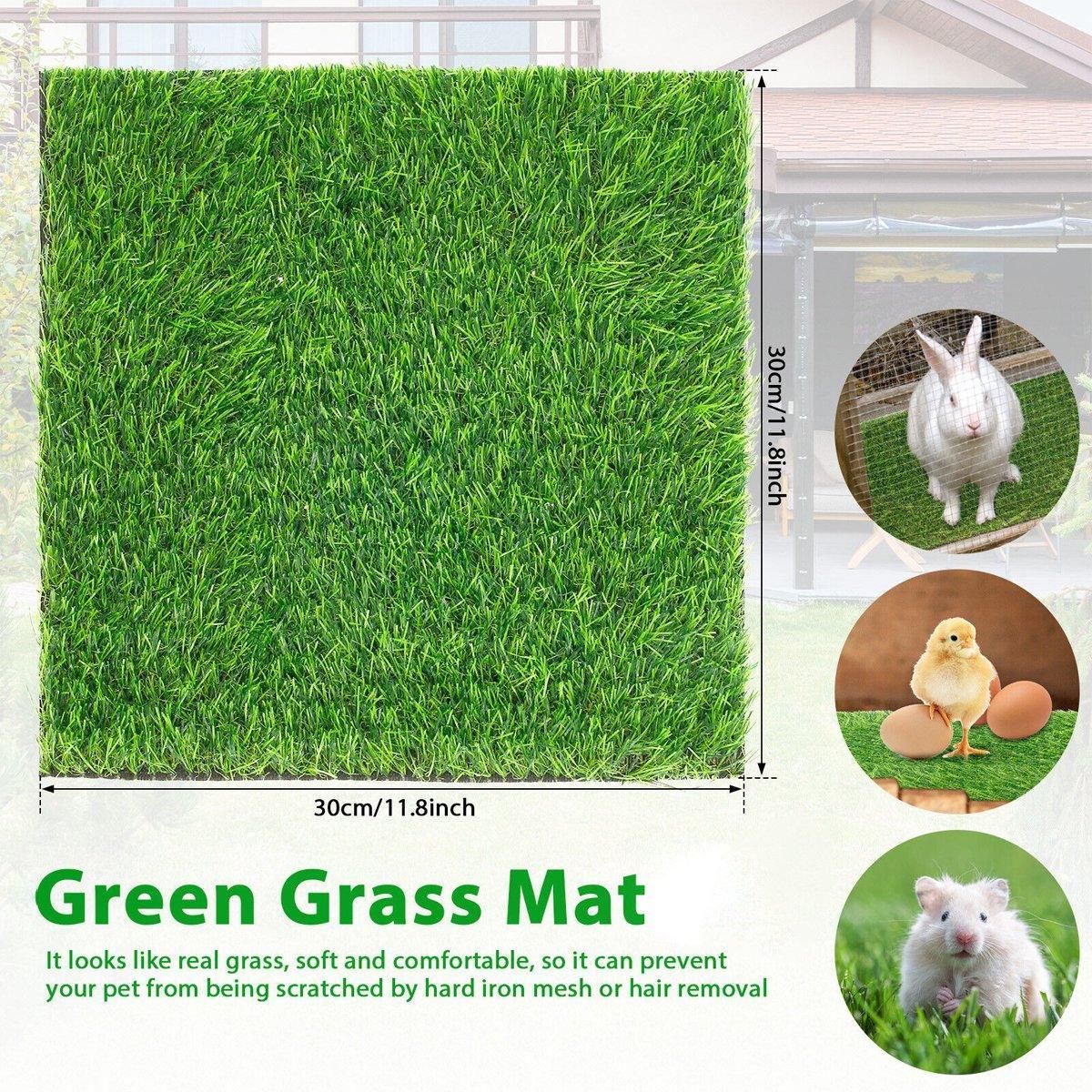Washable Chicken Nesting Pad Egg Nest Grass Mat forLaying Boxes Hen House - 2PCS V528-HEN-NEST-MAT-2PCS-461856