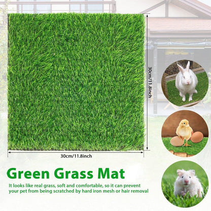 Washable Chicken Nesting Pad Egg Nest Grass Mat forLaying Boxes Hen House - 2PCS V528-HEN-NEST-MAT-2PCS-461856
