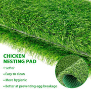 Washable Chicken Nesting Pad Egg Nest Grass Mat forLaying Boxes Hen House - 2PCS V528-HEN-NEST-MAT-2PCS-461856