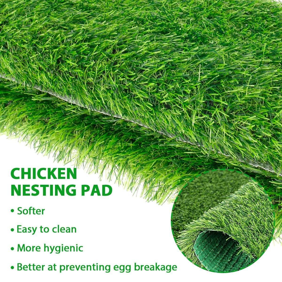 Washable Chicken Nesting Pad Egg Nest Grass Mat forLaying Boxes Hen House - 2PCS V528-HEN-NEST-MAT-2PCS-461856