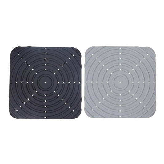 Washable Silicone Nesting Box Bedding Reusable Under Bedding for Chicken Coop - Black-2PCS V528-HEN-NEST-MAT-B-2PCS-210862