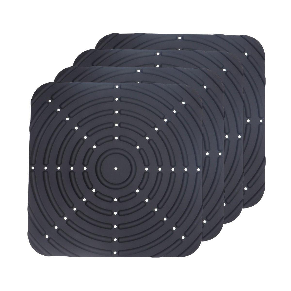 Washable Silicone Nesting Box Bedding Reusable Under Bedding for Chicken Coop - Black-2PCS V528-HEN-NEST-MAT-B-2PCS-210862