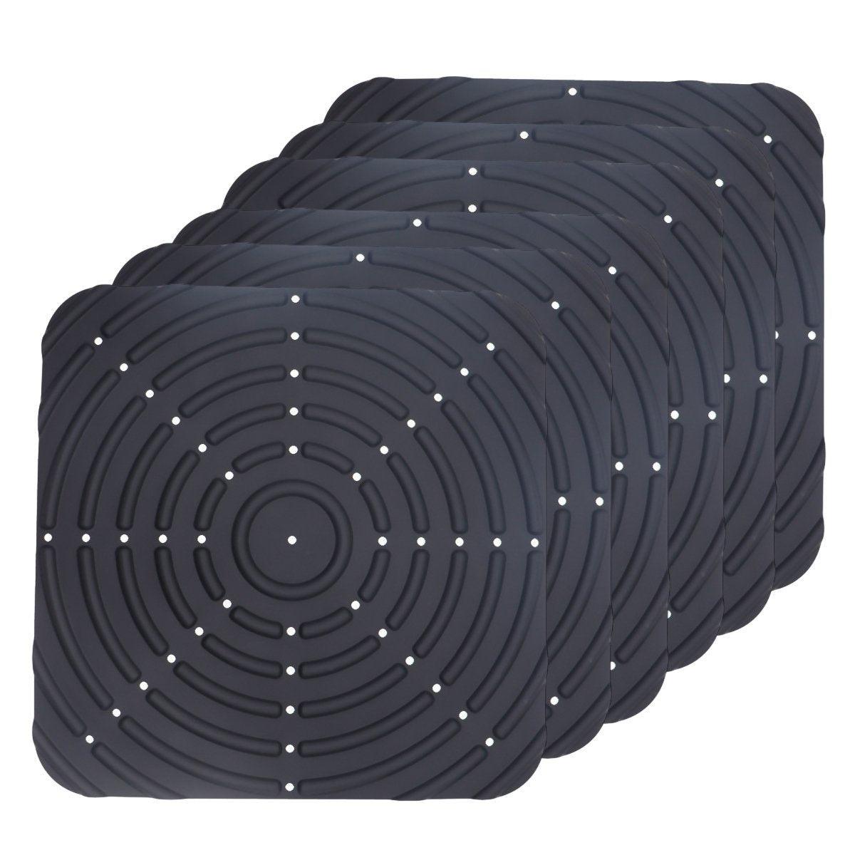 Washable Silicone Nesting Box Bedding Reusable Under Bedding for Chicken Coop - Black-2PCS V528-HEN-NEST-MAT-B-2PCS-210862