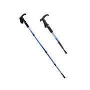 Folding Walking Stick Telescopic Adjustable Antishock Hiking Grip Pole Trekking - Red V528-HIKINGWALKINGSTICK-RED-322113