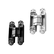 Hidden Invisible Door Hinge Concealed 3D Hinge Heavy Duty for Doors and Cabinets - Black V528-HINGE-BLACK-14-3-2PCS-161745