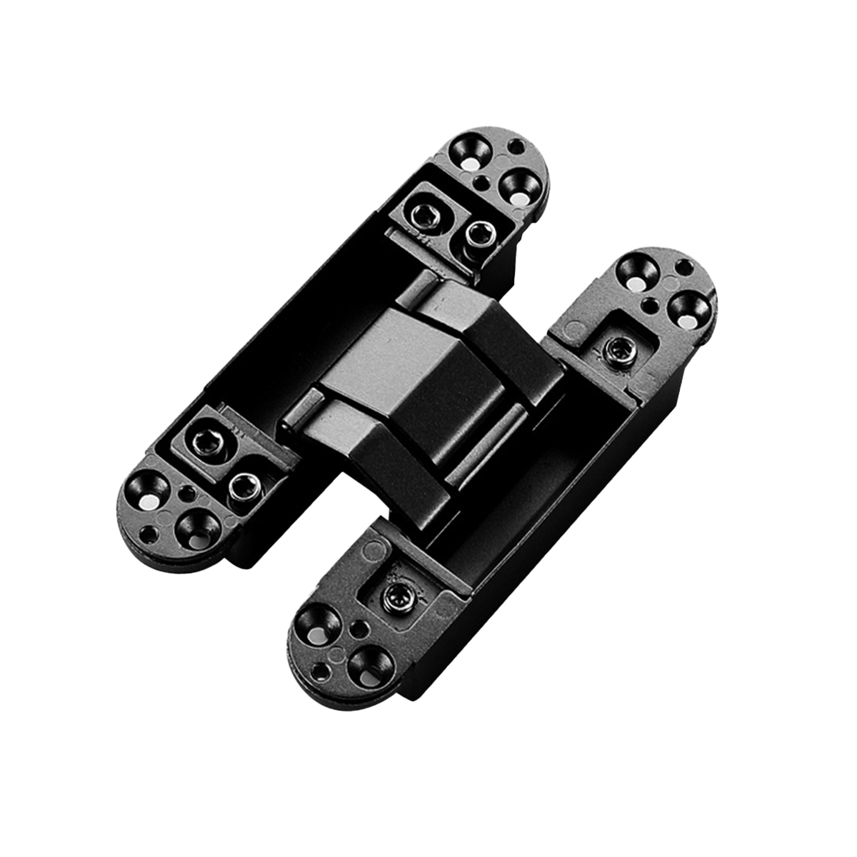 Hidden Invisible Door Hinge Concealed 3D Hinge Heavy Duty for Doors and Cabinets - Black V528-HINGE-BLACK-14-3-2PCS-161745