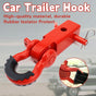 Red Trailer Arm Off Road Rescue Tow Hook Heavy Duty Steel for SUV Road Vehicle V528-HITCH-RECEIVER-RED-YTB-139655